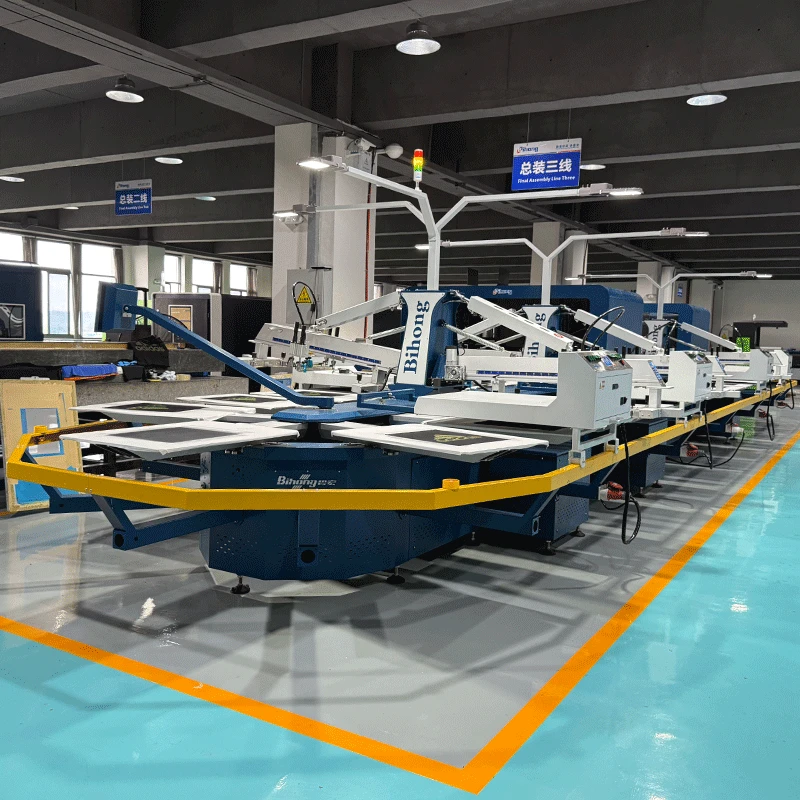 12 Colors Automatic Oval Screen Printing Press