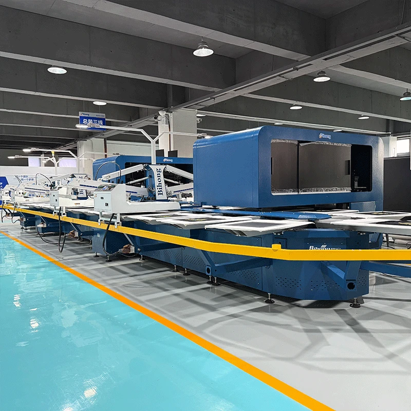 12 Colors HYBRID Digital Automatic Screen Printing Press