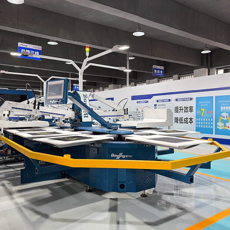 14 Colors Automatic Oval Screen Printing Press