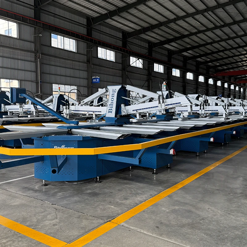 18 Colors Automatic Oval Screen Printing Press