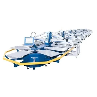20 Colors Automatic Oval Screen Printing Press
